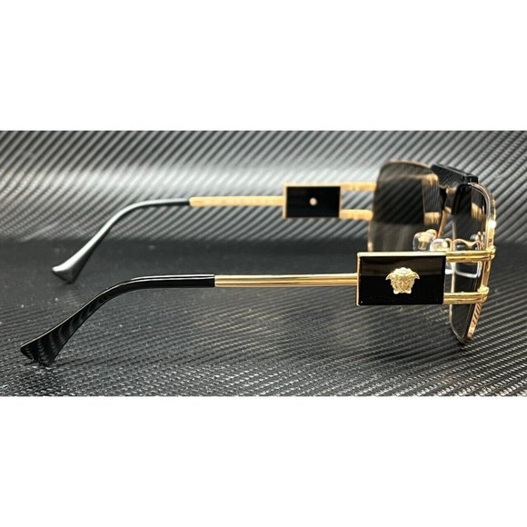 Versace Black Mens 63mm Sunglasses New - Picture 3 of 4